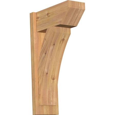Ekena Millwork Thorton Slat Smooth Outlooker, Western Red Cedar, 7 1/2"W x 16"D x 28"H OUT08X16X28THR06SWR